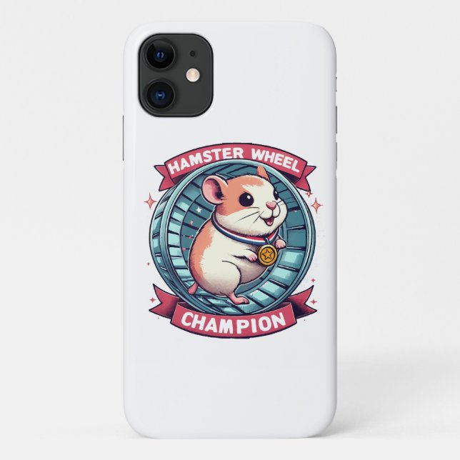 Hamster Wheel Champion Case-Mate iPhone Case (Back)