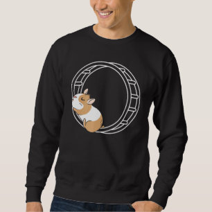 Hamster Wheel Hammy Owner Fluffy Rodent Pet  1 Sweatshirt