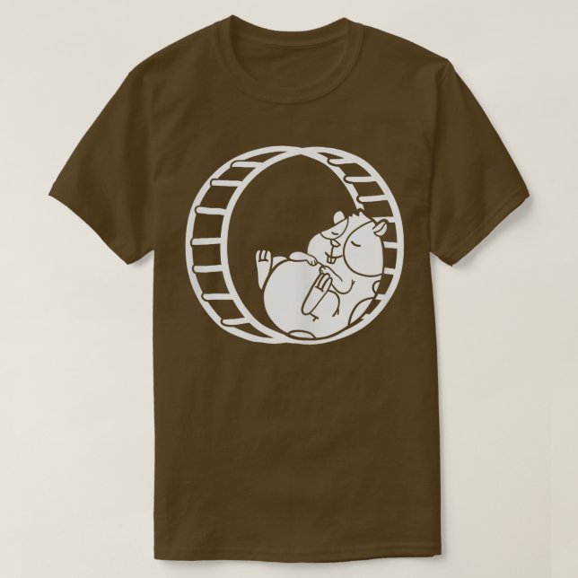 Hamster Wheel Pet T-Shirt (Design Front)