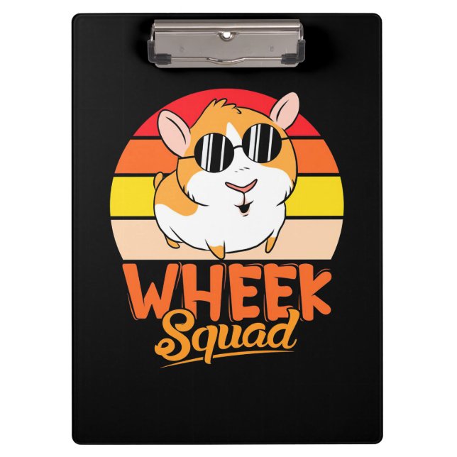 Hamster Wheel Squad Clipboard (Front)