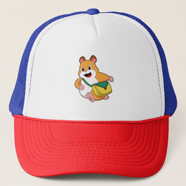 Hamster with Bag.PNG Trucker Hat (Front)