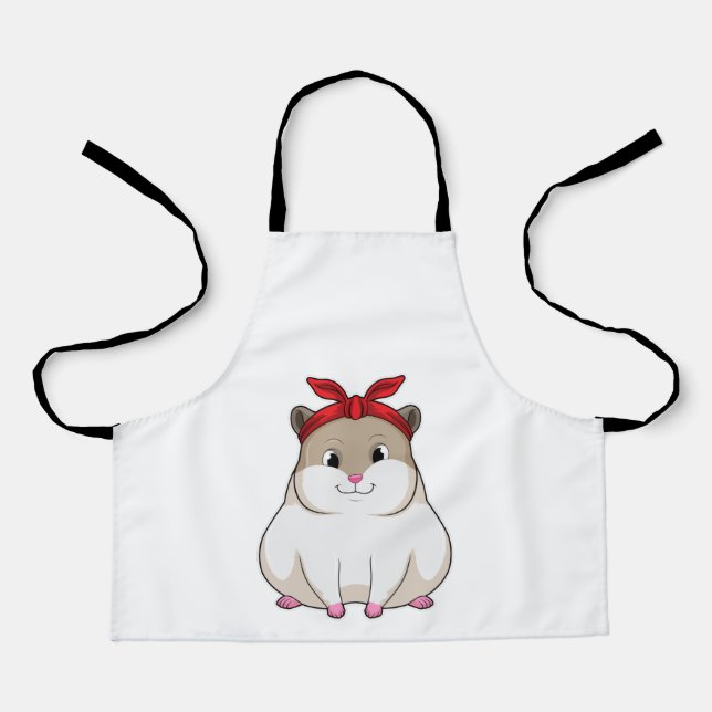 Hamster with Bandanna Apron (Front)