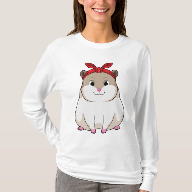 Hamster with Bandanna T-Shirt (Front)