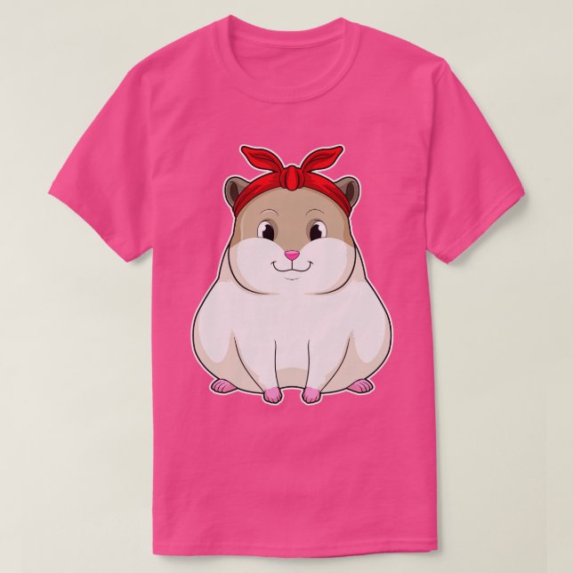 Hamster with Bandanna T-Shirt (Design Front)