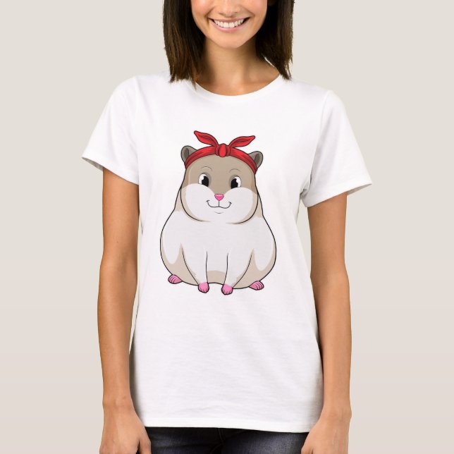 Hamster with Bandanna T-Shirt (Front)