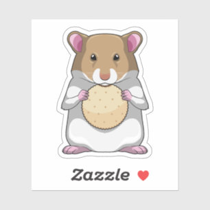 Hamster with Biscuit