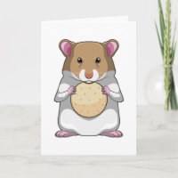 Hamster with Biscuit
