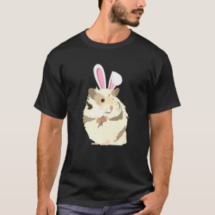 Hamster With Easter Bunny Ears Pascha Holiday Humo T-Shirt