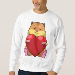 Hamster with Heart Sweatshirt