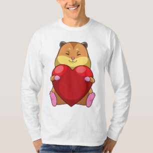 Hamster with Heart T-Shirt