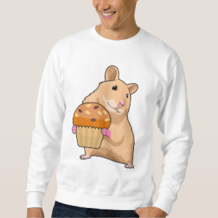 Hamster with Muffin Sweatshirt