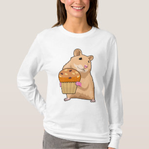 Hamster with Muffin T-Shirt