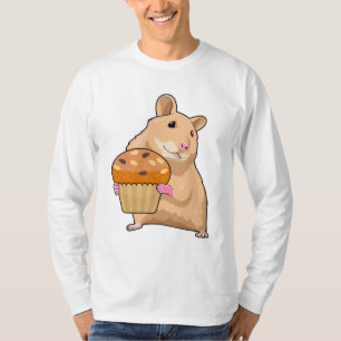 Hamster with Muffin T-Shirt