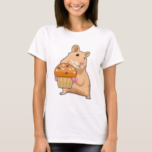 Hamster with Muffin T-Shirt