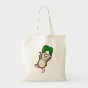 Hamster with Parachute Tote Bag