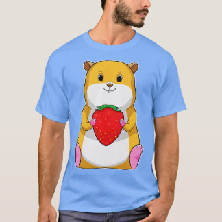 Hamster with Strawberry T-Shirt