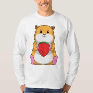 Hamster with Strawberry T-Shirt