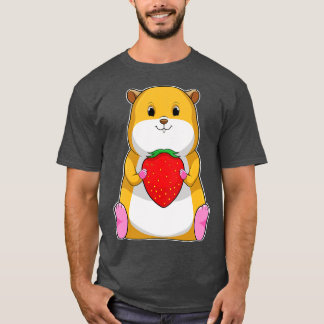 Hamster With Strawberry T-Shirt
