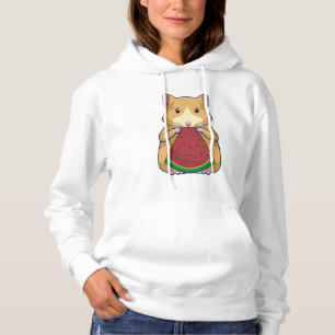Hamster with Watermelon Hoodie