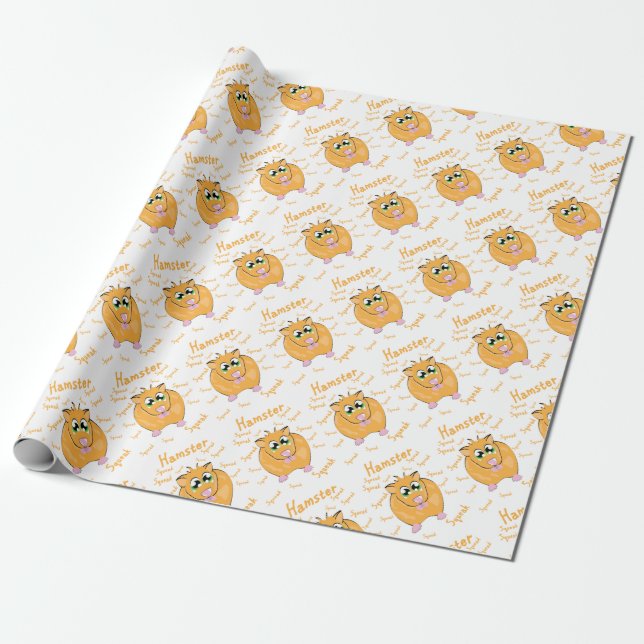 hamster wrapping paper (Unrolled)