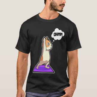 Hamster Yoga Poses Sport Gymnastics Ohm Heartbeat  T-Shirt