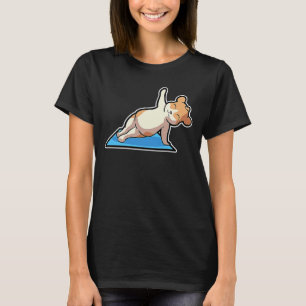 Hamster Yoga Poses Sport Gymnastics Ohm Heartbeat  T-Shirt