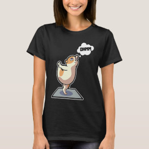 Hamster Yoga Poses Sport Gymnastics Ohm Heartbeat T-Shirt