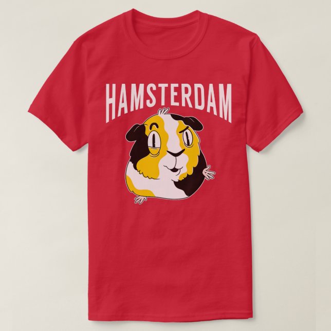 Hamsterdam Cute Hamster Lover T-Shirt (Design Front)