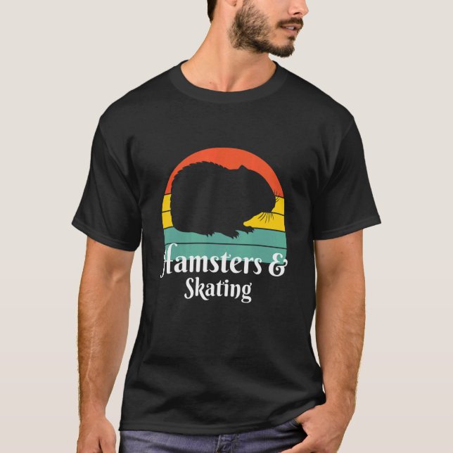 Hamsters And Skating T-Shirt (Front)