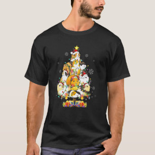 Hamsters Christmas Tree Santa Hamster Christmas Li T-Shirt