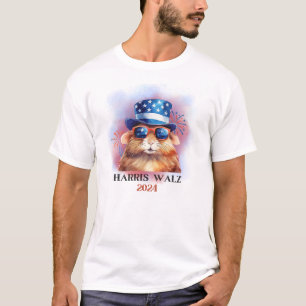 HAMSTERS GUINEA PIGS FOR HARRIS WALZ 2024 T-Shirt