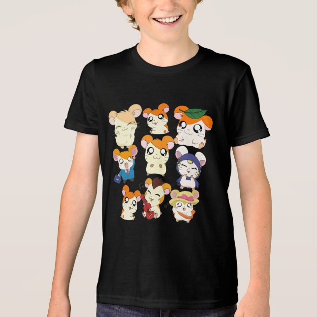 hamtaro😂hamtaro😂hamtaro😂hamtaro😂😂😂 Tri-Blend shirt (Front)