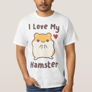Hamube I Love My Hamster Cute Hammy T-Shirt