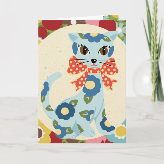 Hana Kat  "Thinking of you!" Greeting Card (Front)