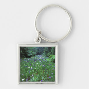Hana Shobu (Japanese Water Iris), Meiji Shrine, Key Ring