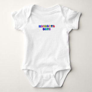 Hanabata Days Rainbow Colors Baby Bodysuit