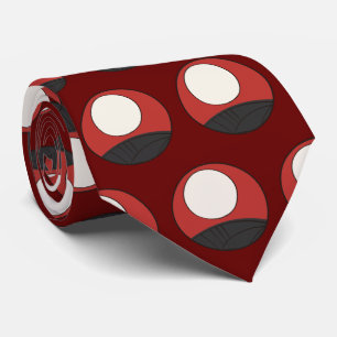 Hanafuda "Susuki-ni-tsuki" Tie