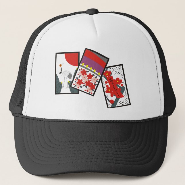 Hanafuda Trucker Hat (Front)