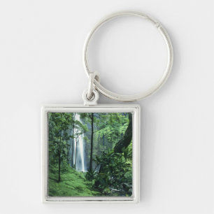 Hanakapiai Falls along the Na Pali Coast, Kauai, Key Ring