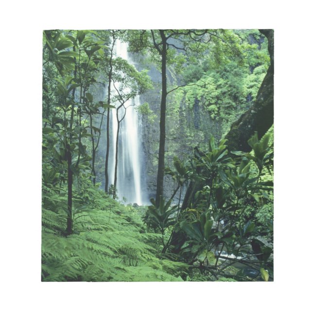 Hanakapiai Falls along the Na Pali Coast, Kauai, Notepad (Front)