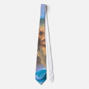 Hanalei Bay Beach Surf Tie