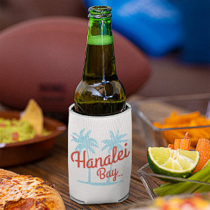 Hanalei Bay Island of Kauai, Hawaii Souvenir Can Cooler