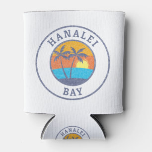 Hanalei Bay, Kauai Faded Classic Style Can Cooler
