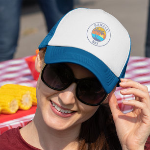 Hanalei Bay, Kauai Faded Classic Style Trucker Hat