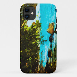Hanalei Bay Kauai Hawaii Abstract iPhone 11 Case