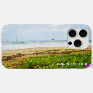 Hanalei Bay, Kauai Hawaii Beach & Boats iPhone 15 Pro Max Case