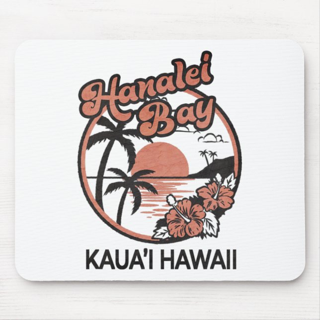 Hanalei Bay Kauai Hawaii  Mouse Pad (Front)