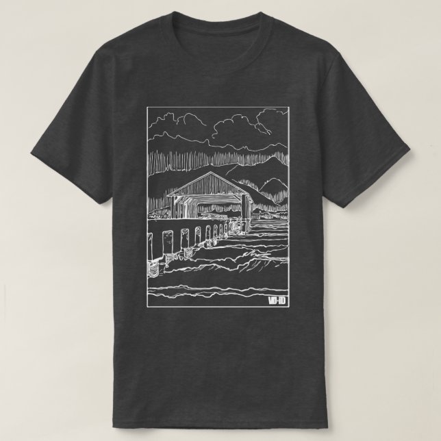 Hanalei Bay Pier T-Shirt (Design Front)