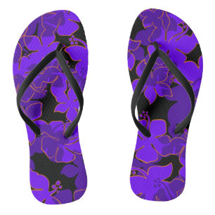 Hanalei Hawaiian Hibiscus Camo Floral Jandals