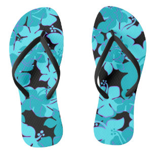 Hanalei Hawaiian Hibiscus Camo Floral Jandals